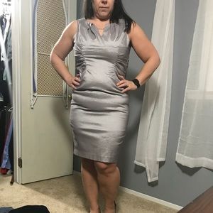 Grey semi formal dress